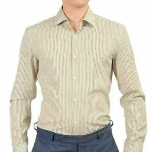 Hugo Boss Orange "CieloebuE" Men's Multi-Color Casual Shirt Size US M IT 50